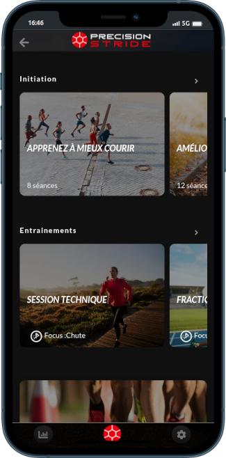 Aperçu accueil app mobile